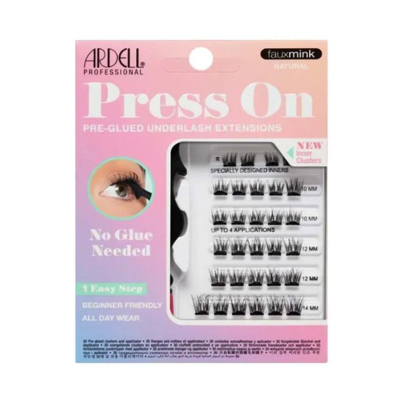 Ardell Press On Fauxmink Lashes Natural 38676 (Pack of 4)