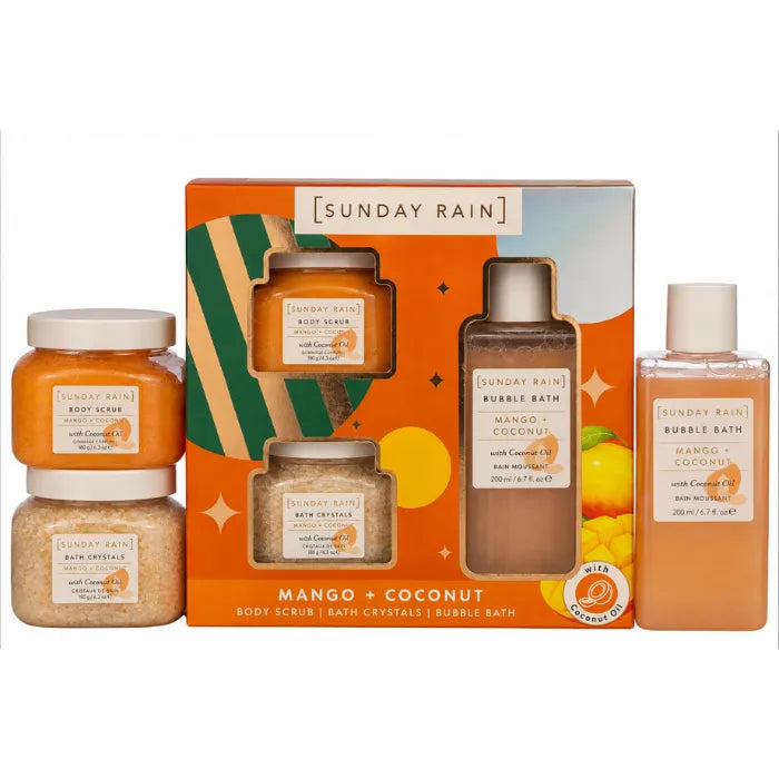 Sunday Rain Mango & Coconut Trio Set – gift set
