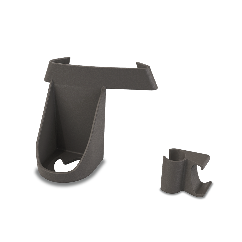 byACRE Carbon Overland Cane Holder Left - Rollator Walking Stick Holder
