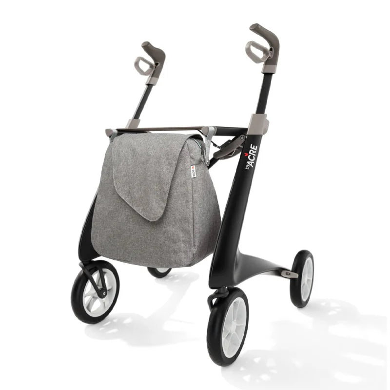 byACRE Carbon Ultralight Weekend Bag on Carbon Black Rollator