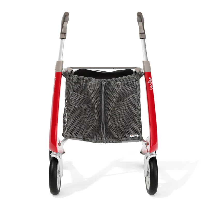 byACRE Carbon Ultralight Grocery Bag - Front View on Rollator