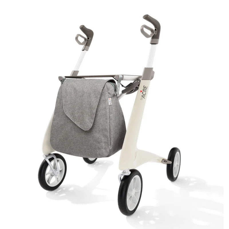 byACRE Carbon Ultralight Weekend Bag on Oyster White Rollator