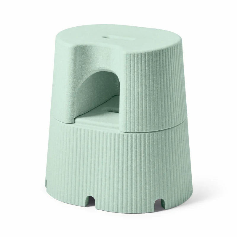 byACRE Dorica Support Stool in Glacier Green (The Artistic) - Stylish Danish Home Aid