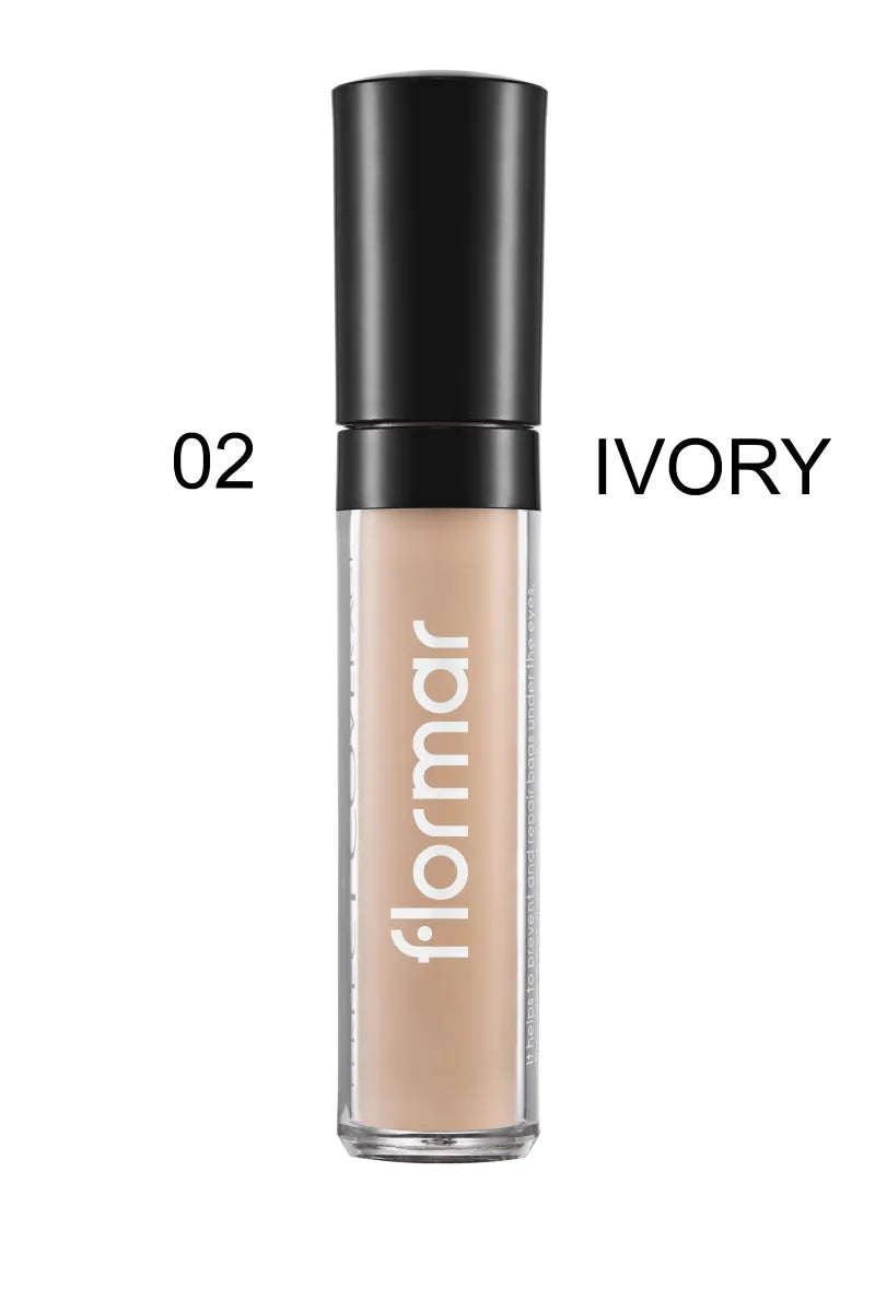 Flormar Perfect Coverage Concealer 002 Ivory (Pack of 3)