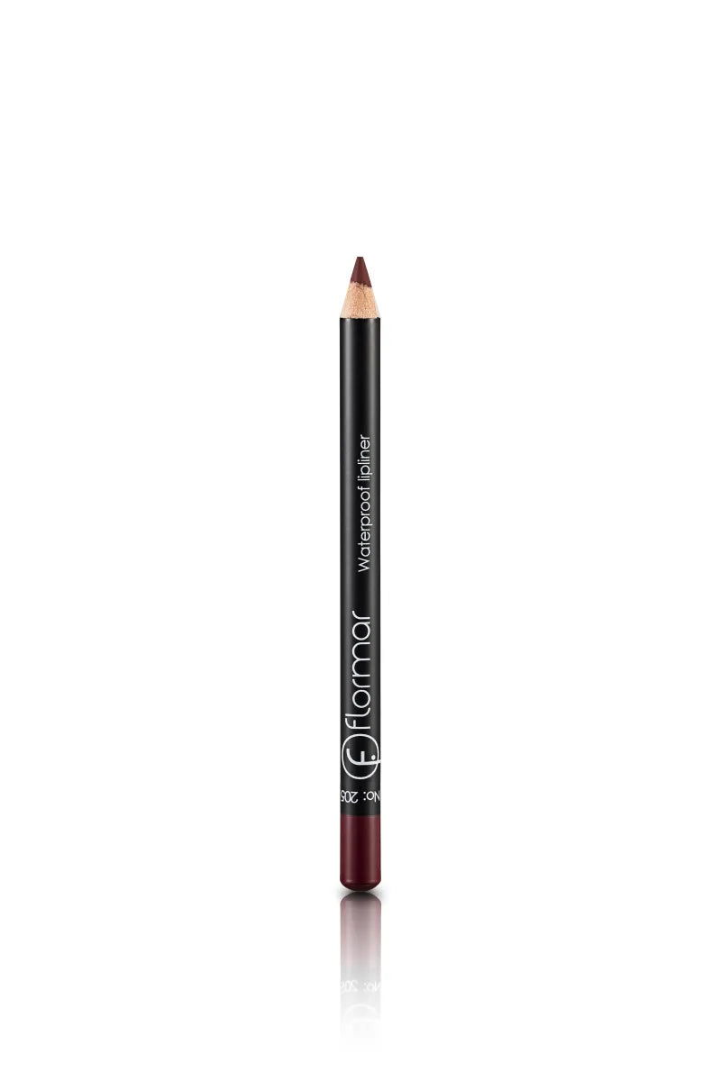 Waterproof Lipliner 205 Elegant Bordeaux (Pack of 3)