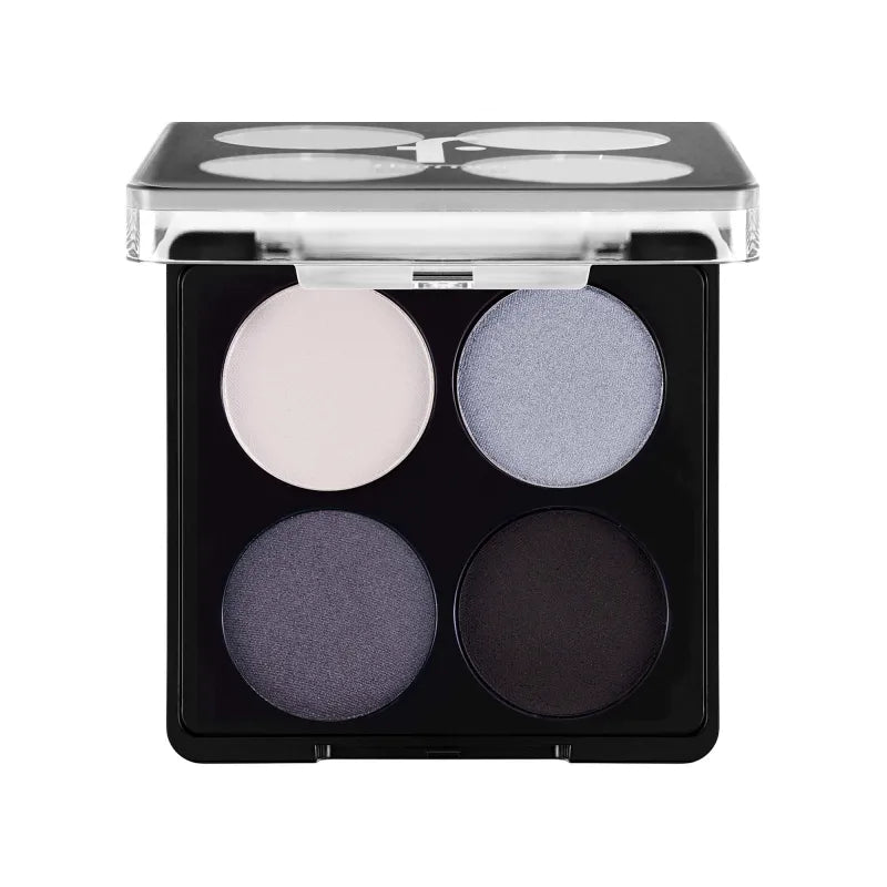 Flormar 4 Color Eyeshadow Palette 002 Black Dust (Pack of 6)