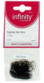 Daytime Hair Nets 2 Pack Dark Brown (Pack of 6)