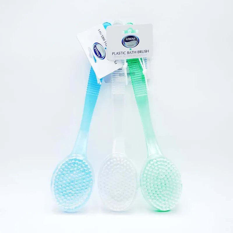 Plastic Nylon Bath Brush (Pack of 3)