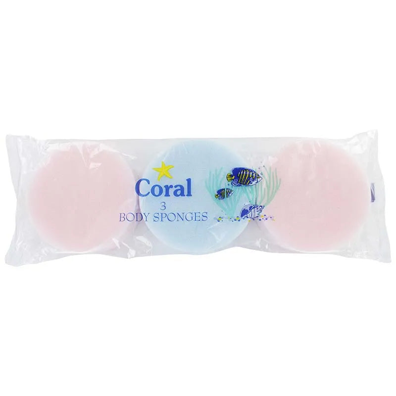 Bath Sponge 3 Pack (Pack of 10)