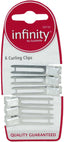 Infinity Aluminium Curling Clips (Pack of 6)