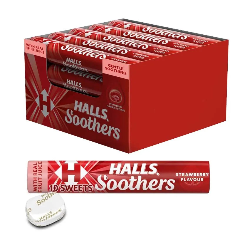 Halls Soothers Strawberry X 20 (Pack of 20)