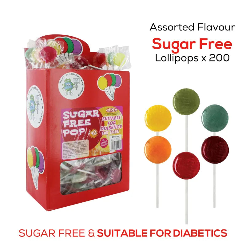 Sugar Free Lollipops(200) (Pack of 200)