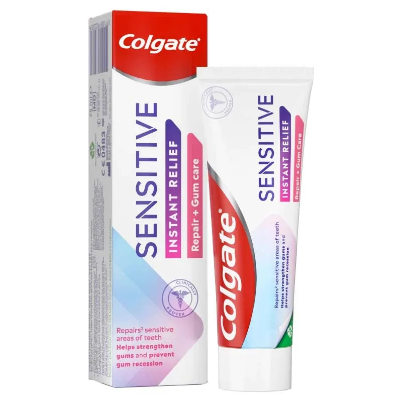 Colgate Instant Relief Sensitive T/Paste Gum Care 75ML (Pack of 12)