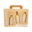 Salon Pro 3-Piece Anti Frizz Travel Set Peach – travel accessory
