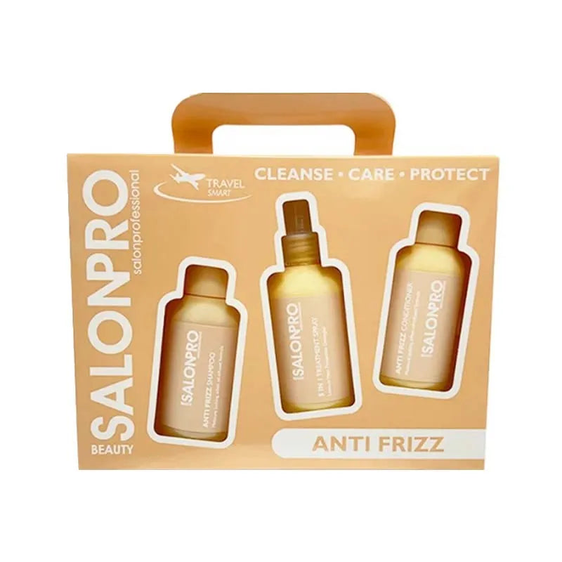 Salon Pro 3-Piece Anti Frizz Travel Set Peach – travel accessory