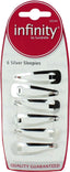 Infinity 6 Silver Snap Ons (Pack of 12)