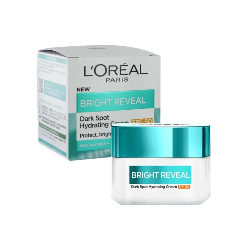 Loreal Bright Reveal Dark Spot Hydrating Cream 50ML (Pack of 3)