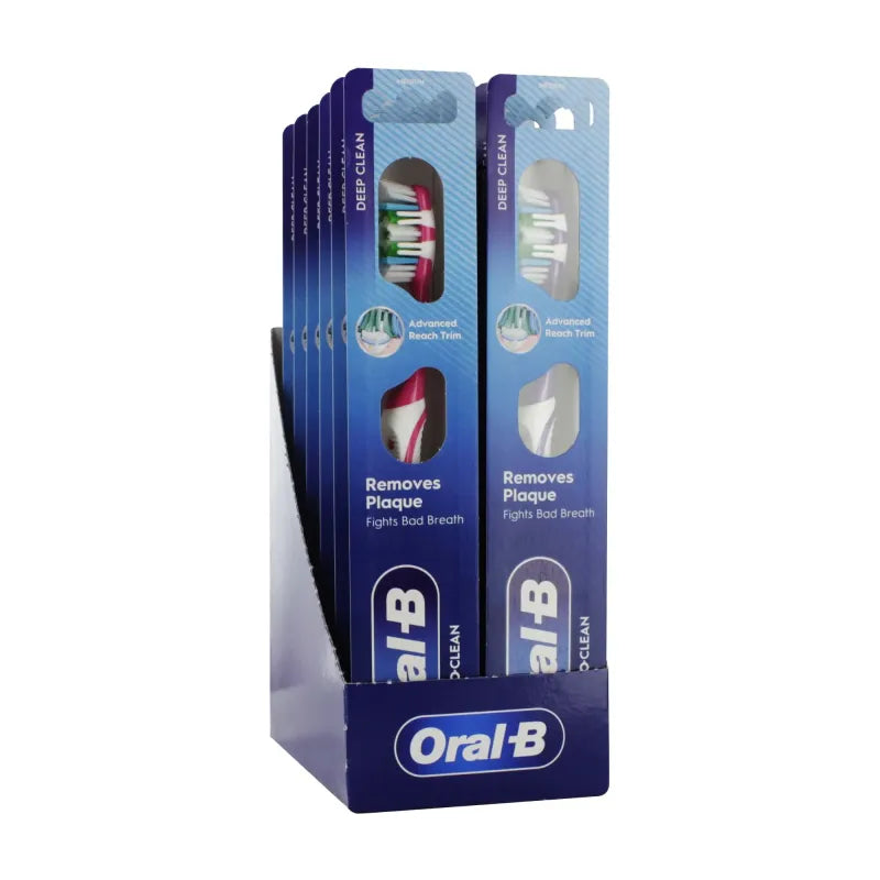 Oral B Deep Clean Medium T/Brush X12 (Pack of 12)