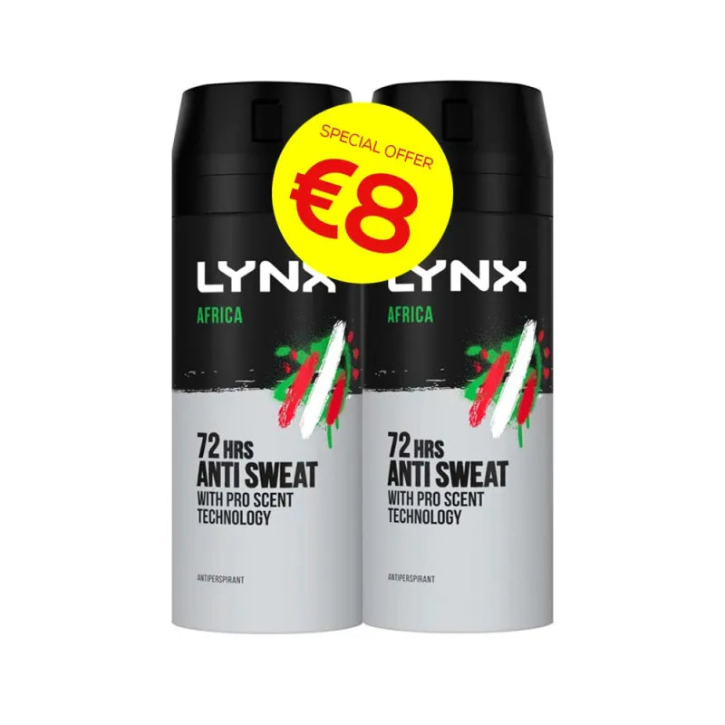 Lynx Africa A/P 150ML***Twin PK (Pack of 6)