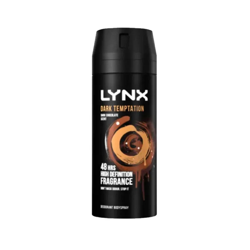 Lynx Dark Temptation Deodrant 150ML (Pack of 6)