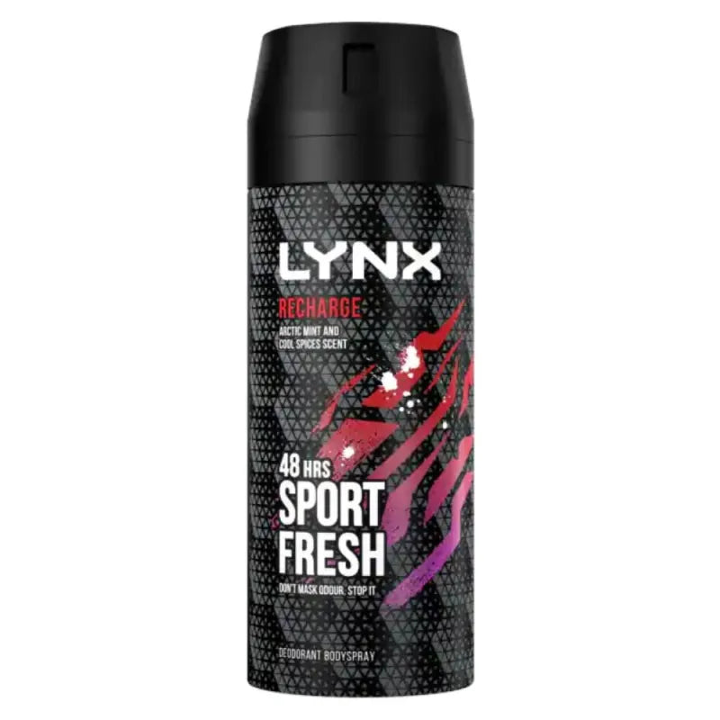 Lynx Recharge Deodrant 150ML (Pack of 6)