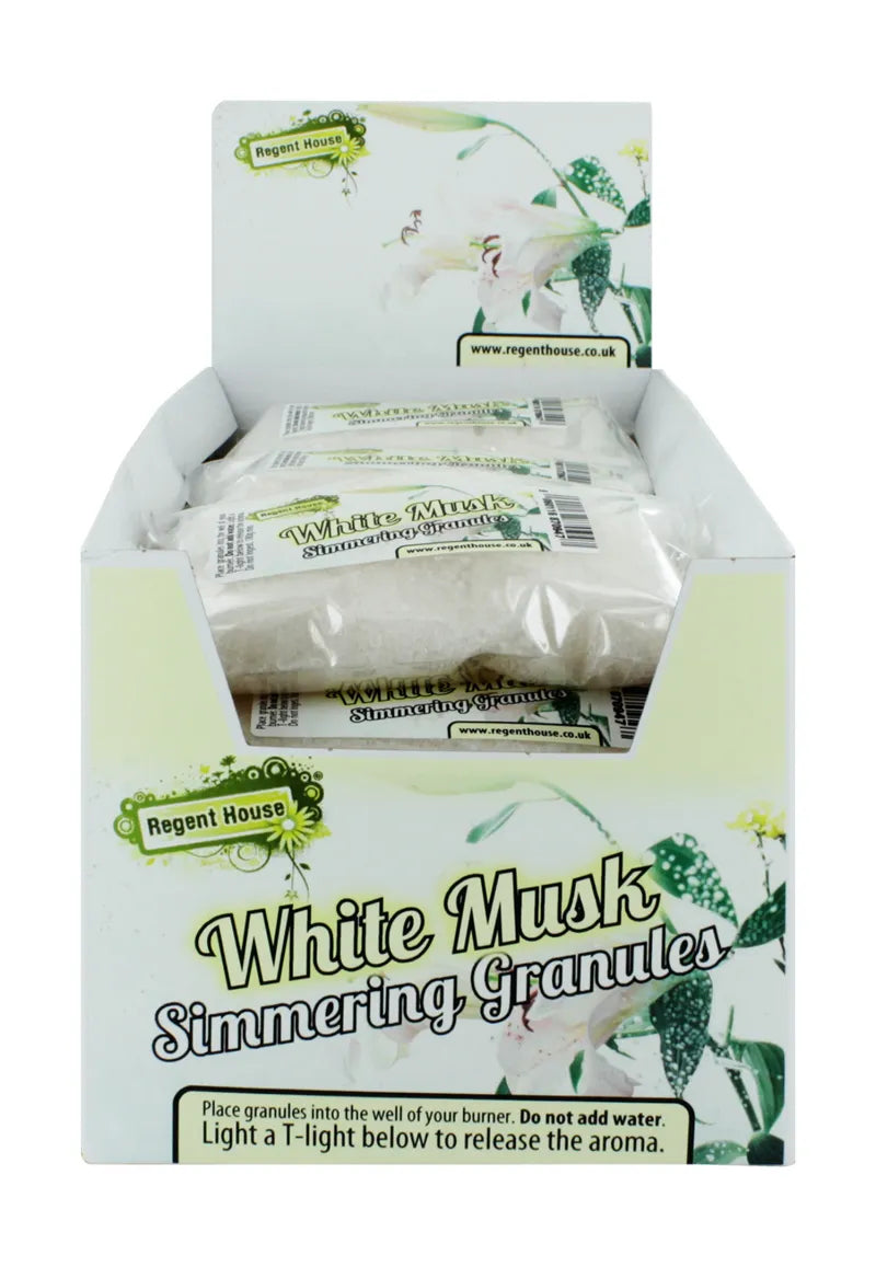 White Musk Simmering Granules X15 (Pack of 15)