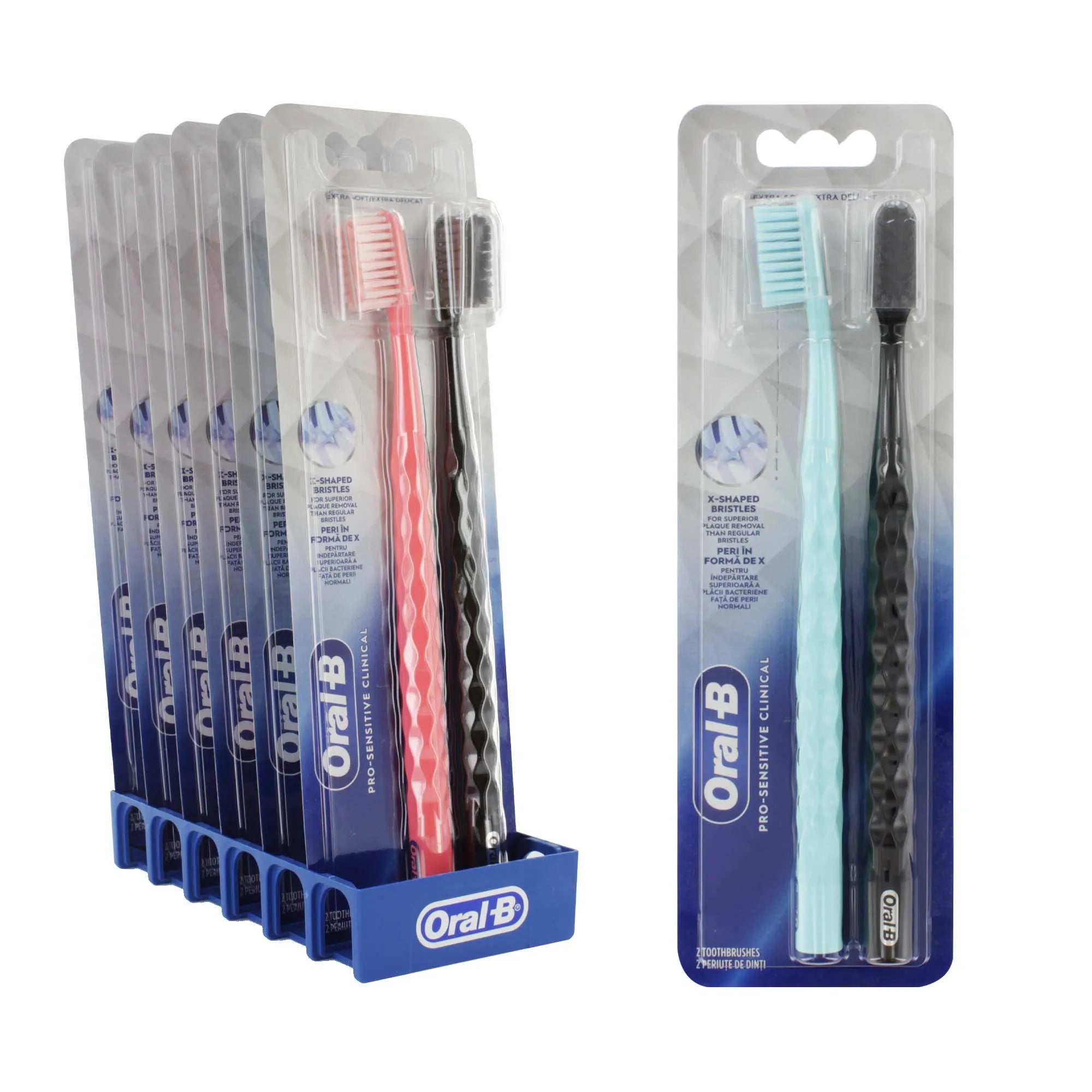 Oral B Pro Sensitive 2 Pack Extra Soft T/Brushes X6 (Pack of 6)