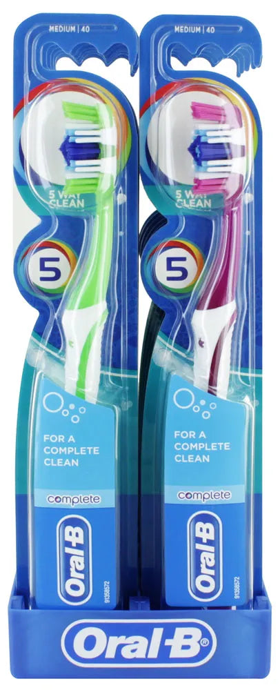 Oral B Complete 5 Way Medium Toothbrush X12 (Pack of 12)