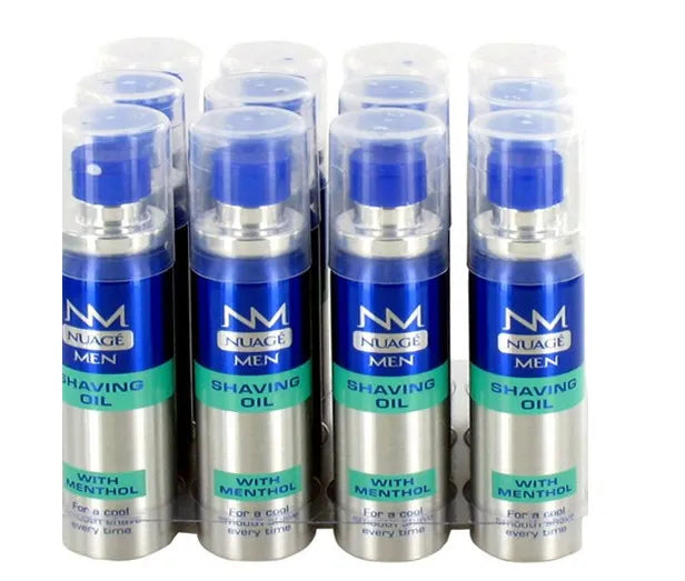 Nuage Shaving Oil With Menthol 25ML Nua026 (Pack of 12)