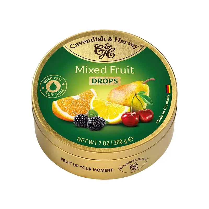 Cavendish & Harvey Mixed Fruit Drops 200G X 9 (Pack of 9)