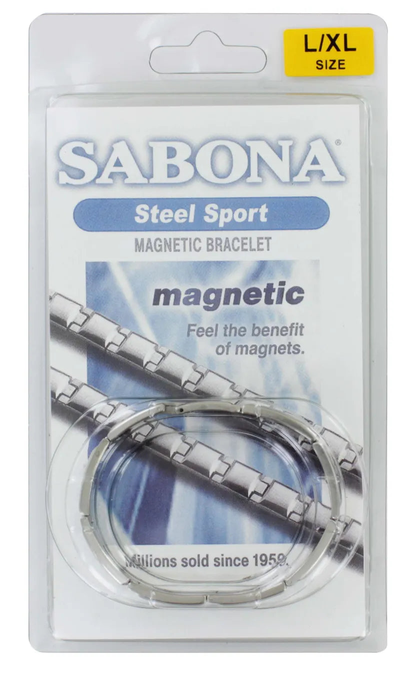 Sabona Magnetic Steel Sport Bracelet (Pack of 3)