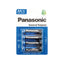 Panasonic Zinc Carbon Batteries Aa 4 Pack X12 (Pack of 12)