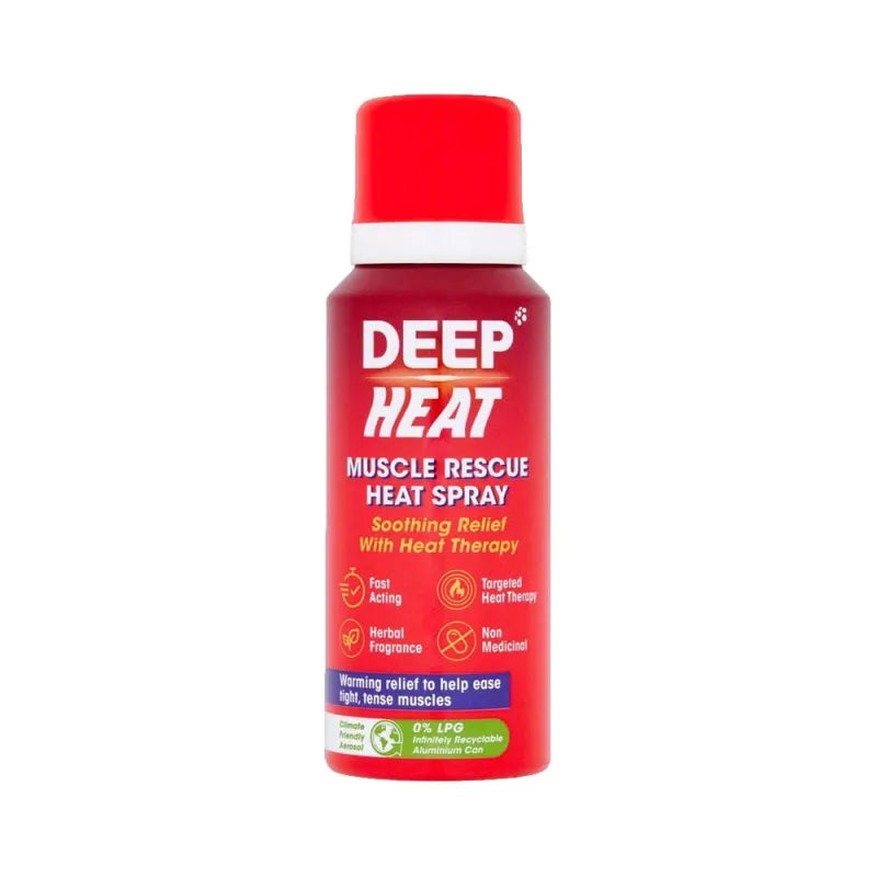 Deep Heat Heat Spray 72.5ML Compressed (Pack of 6)