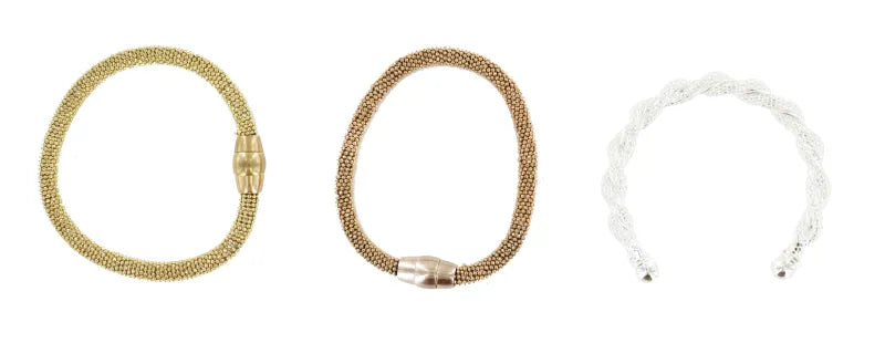 Popcorn Bangles (4 Colours) (Pack of 6)