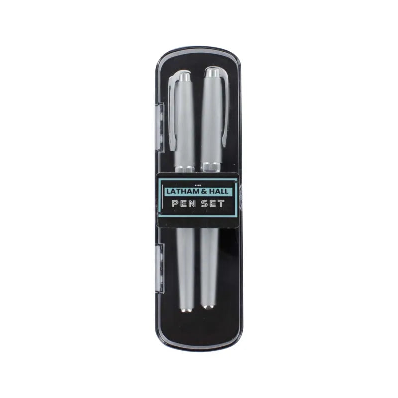 Latham & Hall Pen Set Penbox49 Silver (Pack of 6)