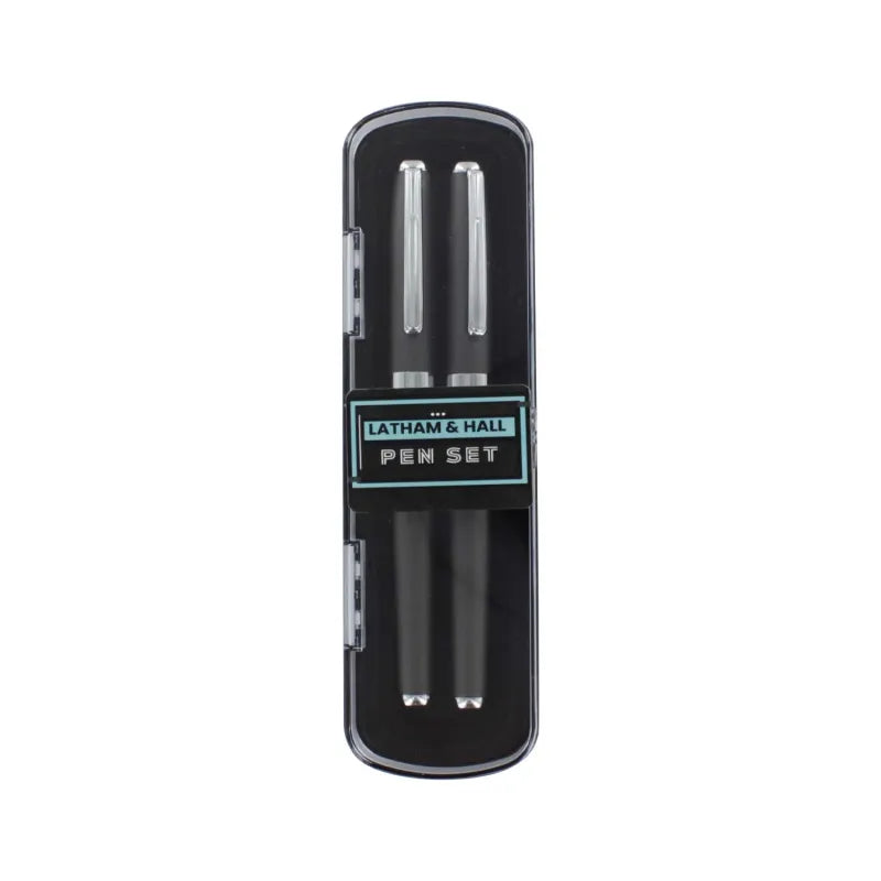 Latham & Hall Pen Set Penbox44 Charcoal (Pack of 6)