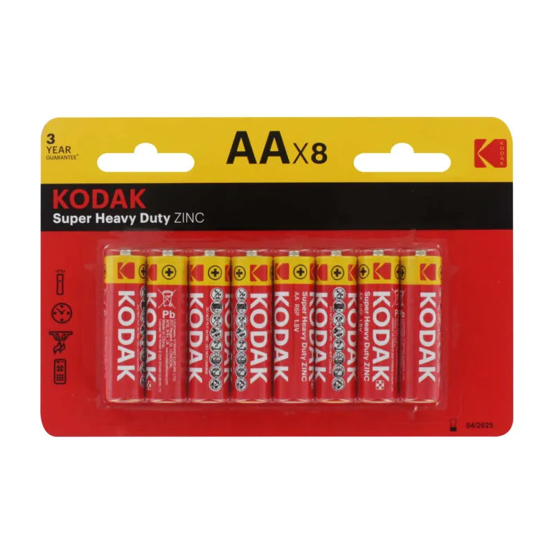 Kodak 8 Pack Batteries Aa (Pack of 6)
