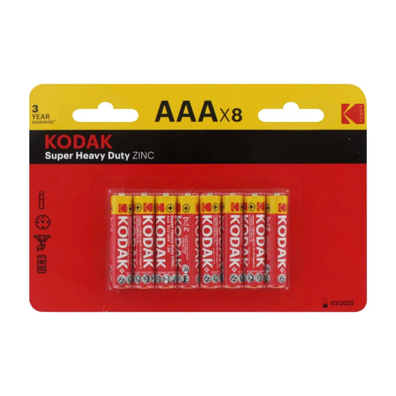 Kodak 8 Pack Batteries Aaa (Pack of 6)