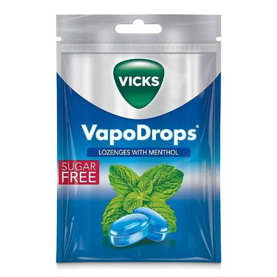 Vicks Vapodrops Menthol Sugar Free 72G (Pack of 20)