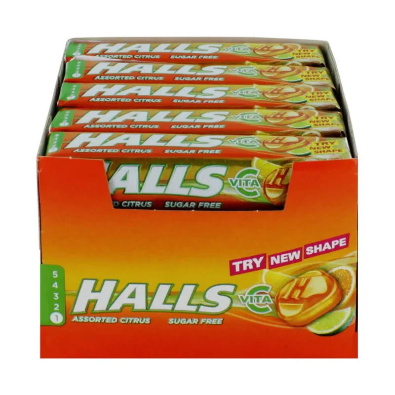 Halls Mentho-Lyptus Citrus X20 (Pack of 20)