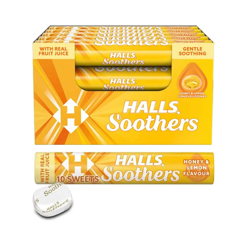 Halls Soothers Honey Lemon X 20 (Pack of 20)