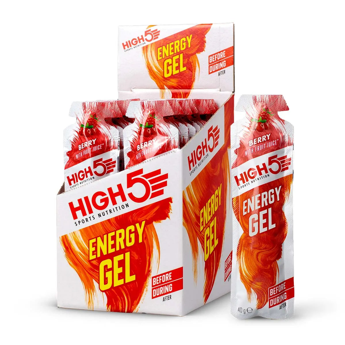 High 5 Energy Gel Berry 40G X20 (Pack of 20)