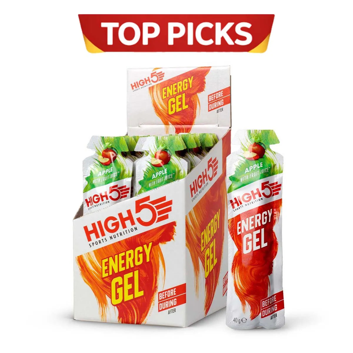 High 5 Energy Gel Apple 40G X20 (Pack of 20)
