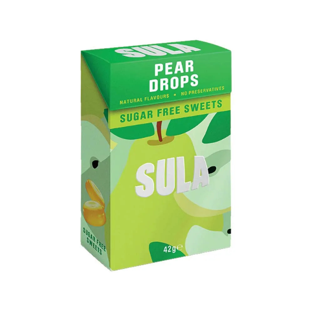 Sula Sugar Free Pear Sweets X14 (Pack of 14)