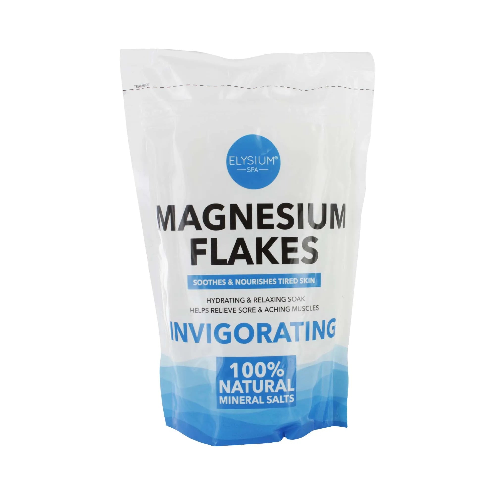 Elysuim Spa Magnesium Flakes Soak 500G Ely 1182 (Pack of 6)