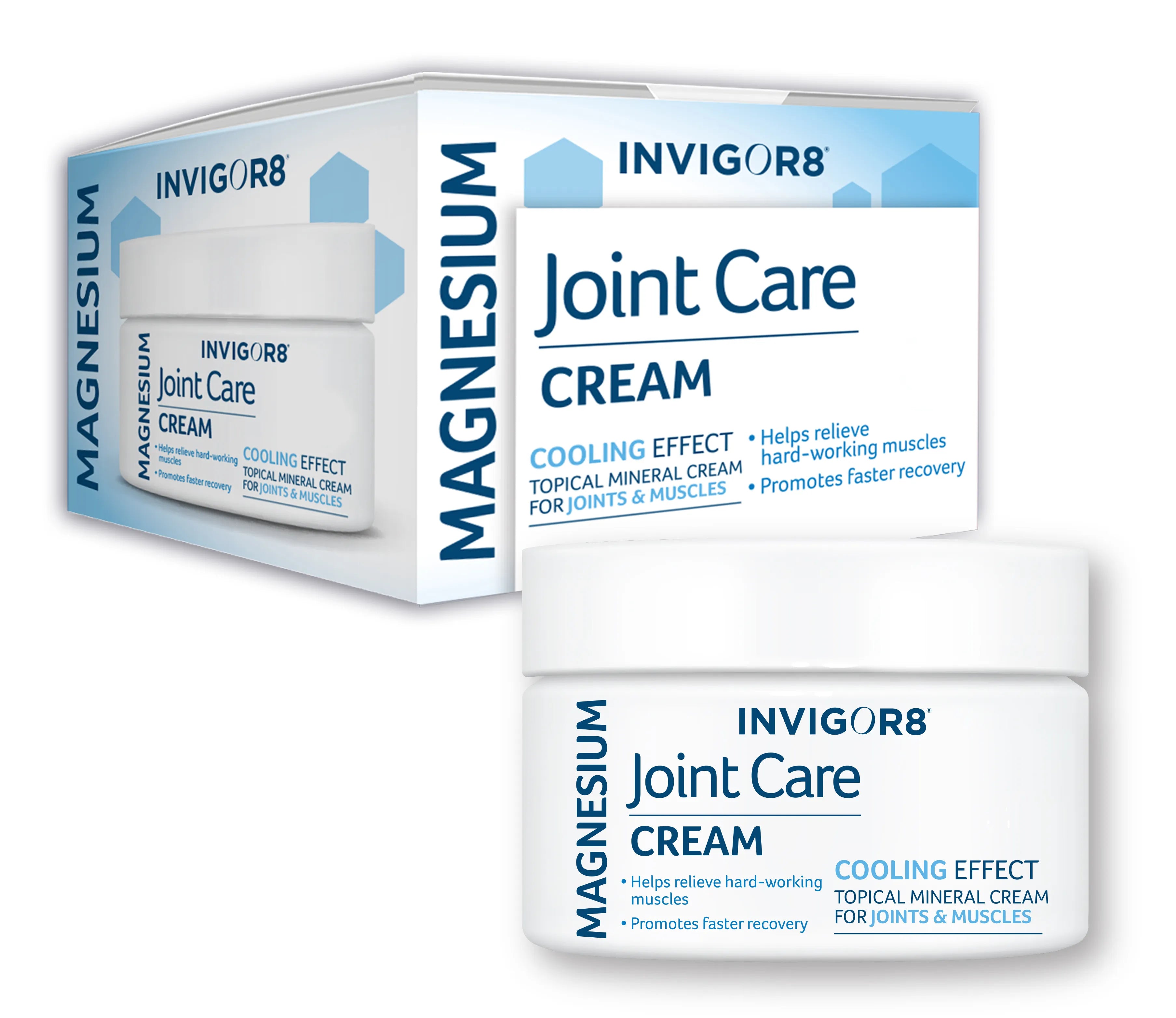 Invigor 8 Magnesium Joint Cream 100ML For Joints And Muscles (Pack of 6)