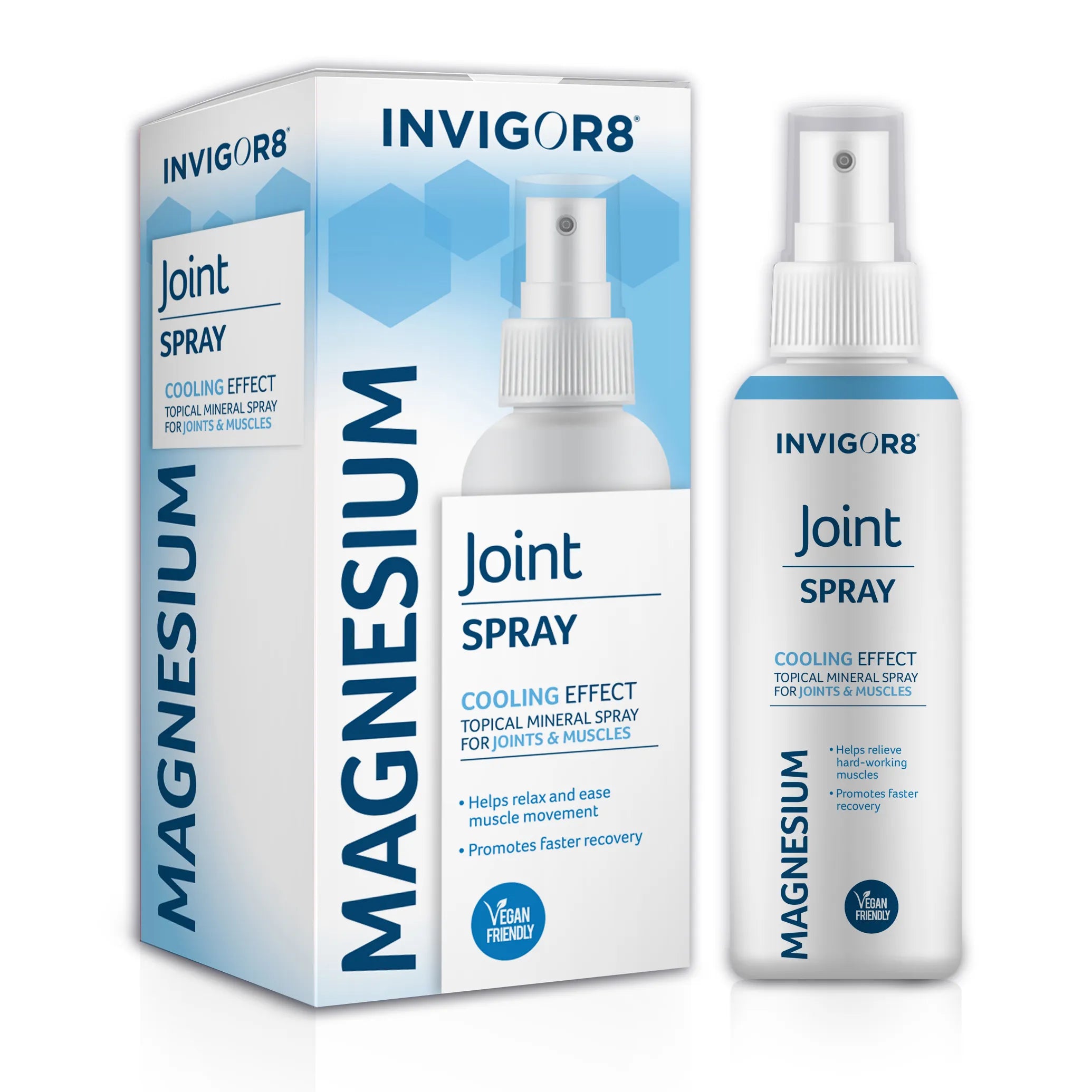 Invigor 8 Magnesium Joint Spray 100ML For Joints And Muscles (Pack of 6)