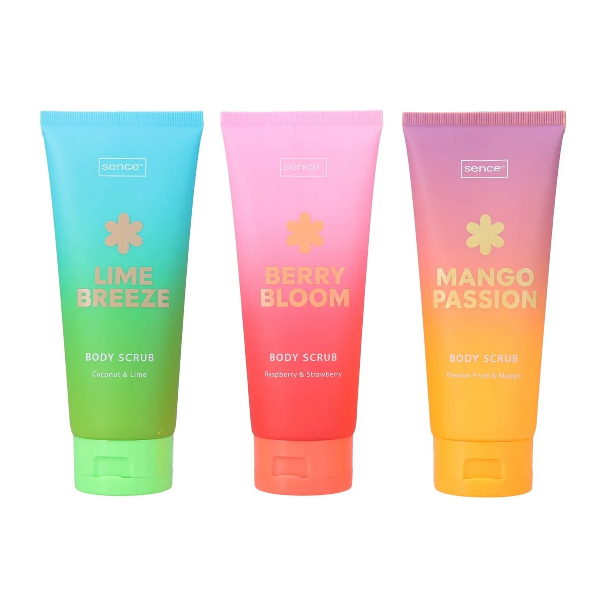 Sence Body Scrub 150ml Assorted Lime/Berry/Mango – facial cleanser
