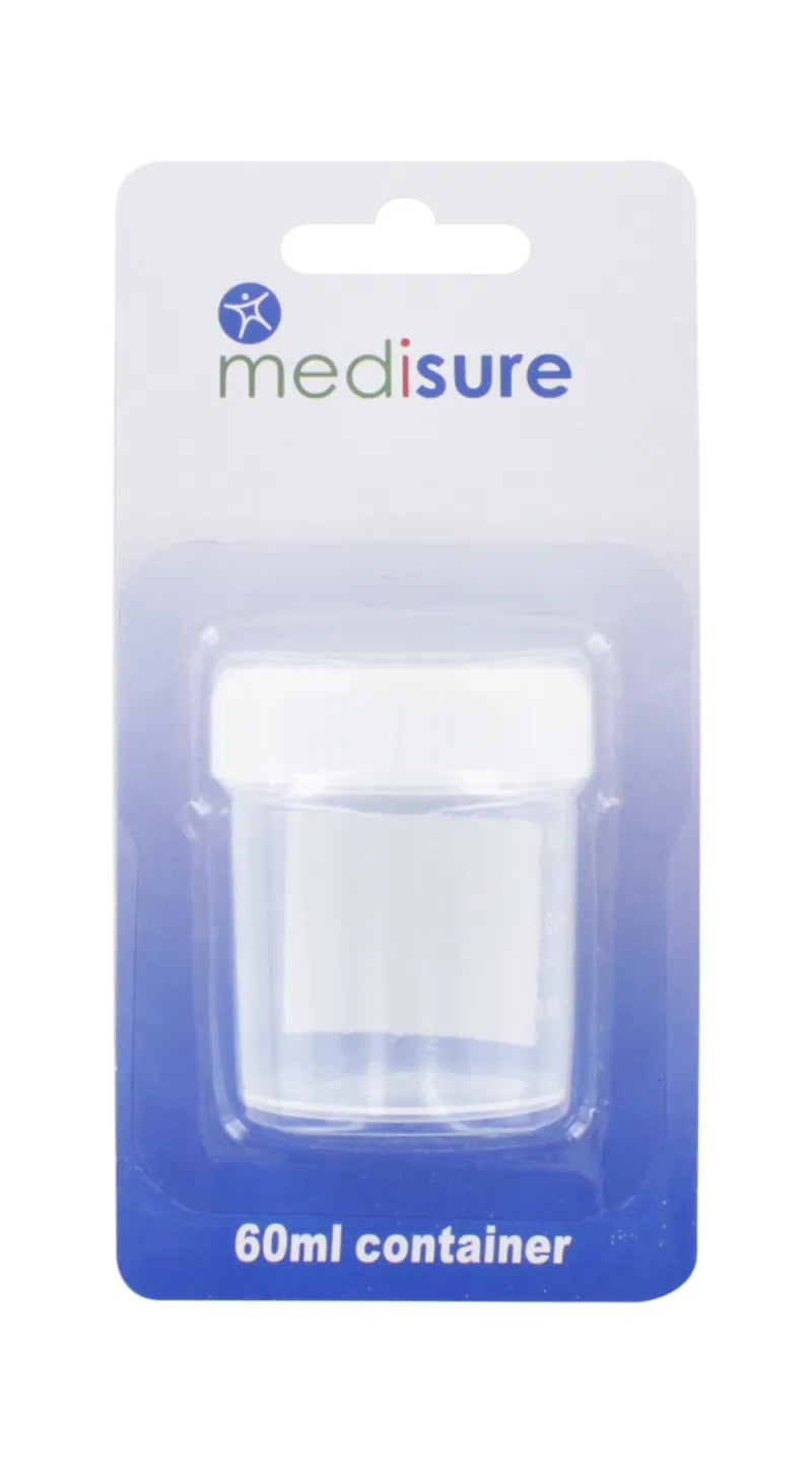Medisure Specimen Sample Container Ms02511 60ML (Pack of 12)