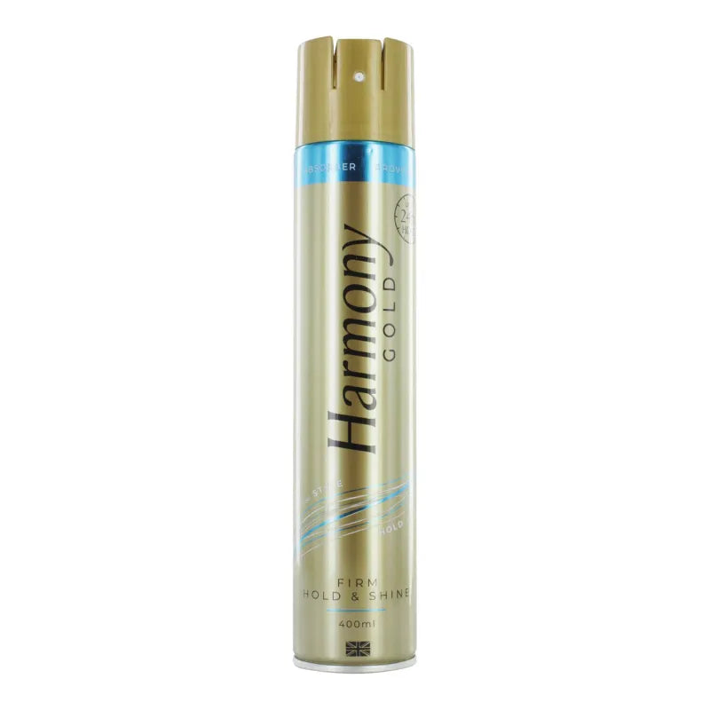 Harmony Hairspray Firm Hold 400ML Gold (Pack of 6)